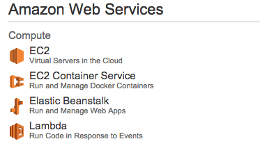 aws console